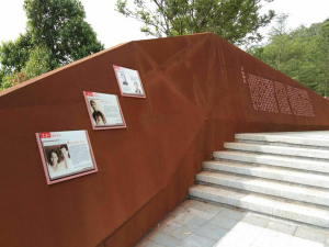 沾化耐候钢挡土墙